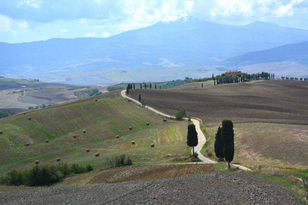 Guia brasileiro em Pienza